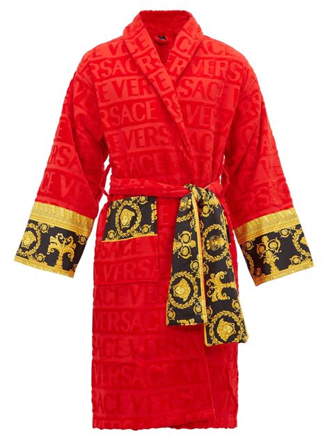 versace bath robes men's.